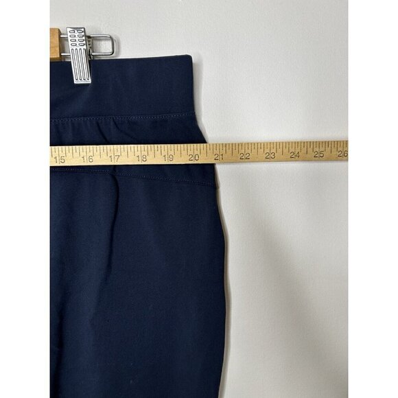 Yogalicious Lux Joggers Women Navy Blue Drawstring Pockets Elastic Waist Size 1X - Picture 4 of 9